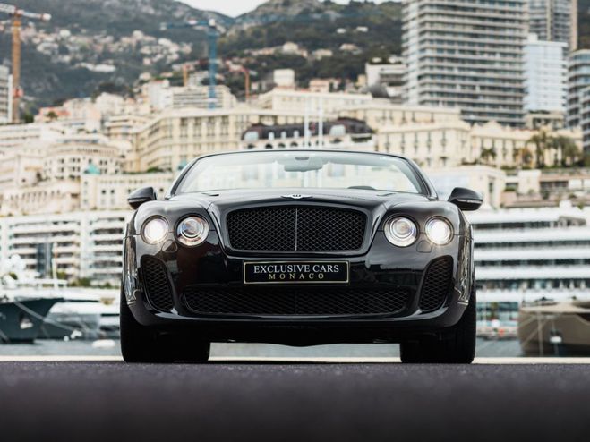 Bentley Continental GTC W12 SUPERSPORT 630 CV - MONACO Noir de 2011