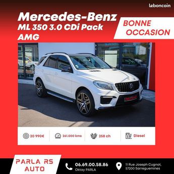  Voir détails -Mercedes Classe ML M/ML 3.0 350 CDi 4 Matic 24V 7G-Tronic + à Sarreguemines (57)