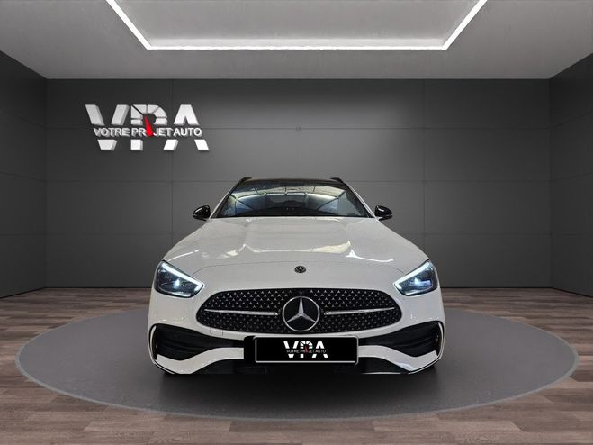 Mercedes Classe C BREAK V 220D 200CH AMG LINE CARPLAY TOIT Blanc de 2021
