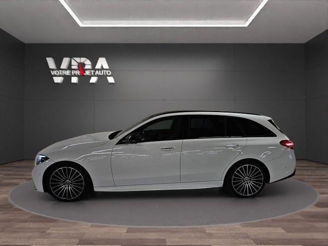 Mercedes Classe C BREAK V 220D 200CH AMG LINE CARPLAY TOIT Blanc de 2021