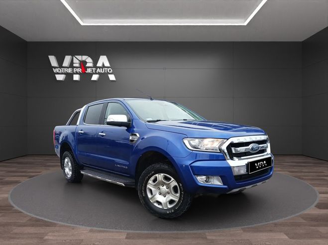Ford Ranger 3.2 TDCI 200CH - CARPLAY - ATTELAGE - SI Bleu de 2017