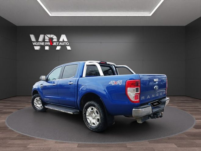 Ford Ranger 3.2 TDCI 200CH - CARPLAY - ATTELAGE - SI Bleu de 2017