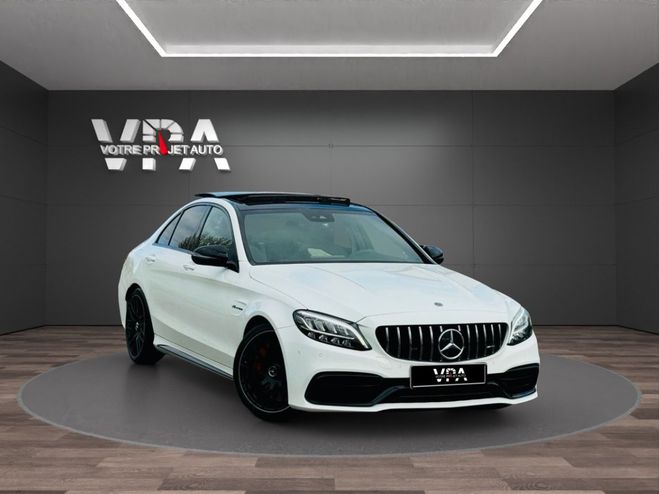 Mercedes Classe C 63 S AMG 4.0 V8 BITURBO 510CH - CARPLAY  Blanc de 2019