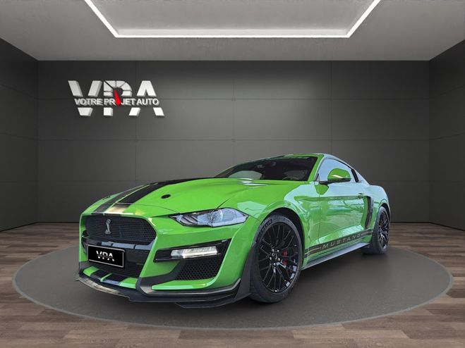 Ford Mustang V8 5.0 450CH - CARPLAY - SIEGES & VO Vert de 2019