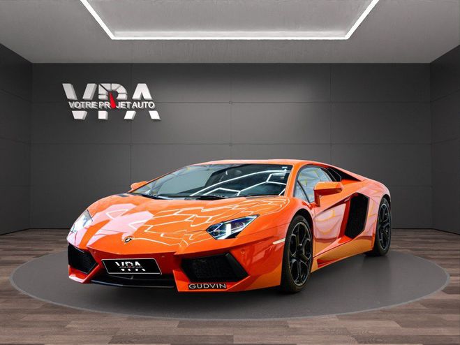 Lamborghini Aventador LP700-4 6.5 V12 700 ch, 4x4, Carbone &am Orange de 2012