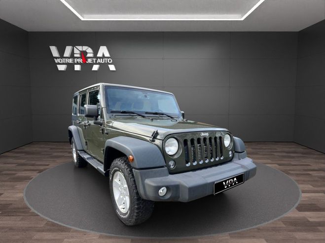 Jeep Wrangler Unlimited 2.8 CRD 200Ch Vert de 2015