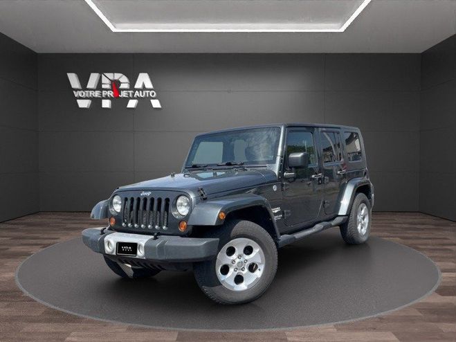 Jeep Wrangler 3.8 V6 200CH UNLIMITED SAHARA Gris de 2010