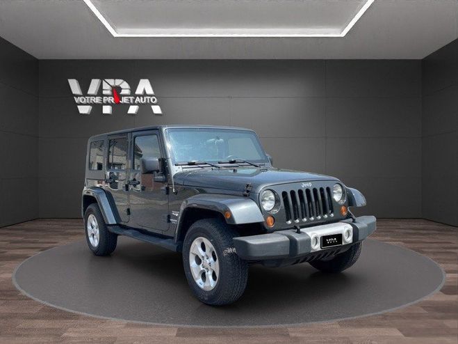 Jeep Wrangler 3.8 V6 200CH UNLIMITED SAHARA Gris de 2010
