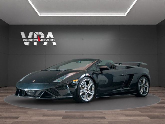 Lamborghini Gallardo SPYDER LP520 V10 5.0 520CH SI�GES CHAUFF Noir de 2007
