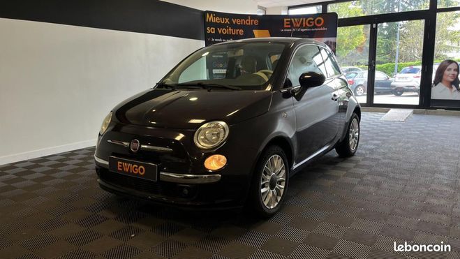 Fiat 500 1.2 70 LOUNGE + KIT DISTRIBUTION OK TOIT Noir de 2014