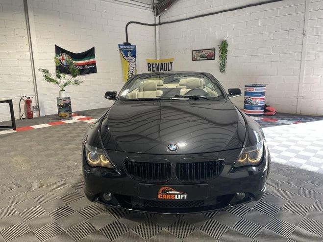 BMW Serie 6 Cabriolet 630i 258ch FLEXFUEL -GARANTIE  Noir de 2007
