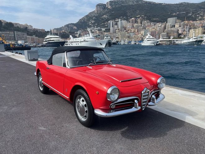 Alfa romeo Giulia Spider Veloce Rouge de 