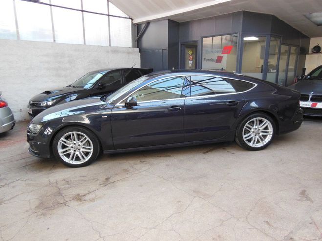 Audi A7 Sportback 3.0 V6 TDI 272CH S LINE QUATTR Bleu de 2014