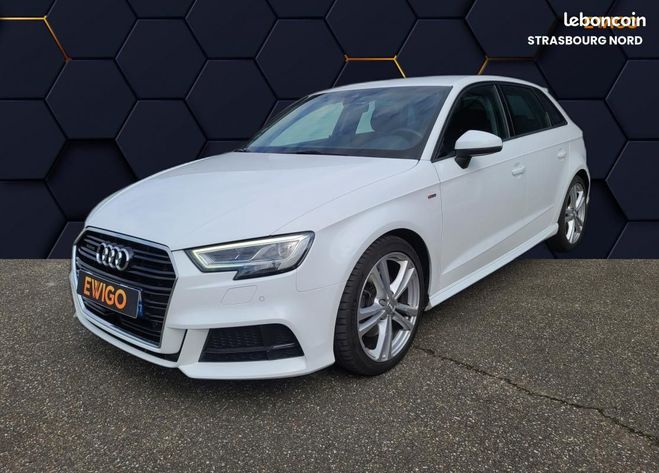 Audi A3 Sportback 2.0 TFSI 190ch SPORT+PACK EXTE Blanc de 2020