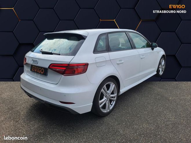 Audi A3 Sportback 2.0 TFSI 190ch SPORT+PACK EXTE Blanc de 2020