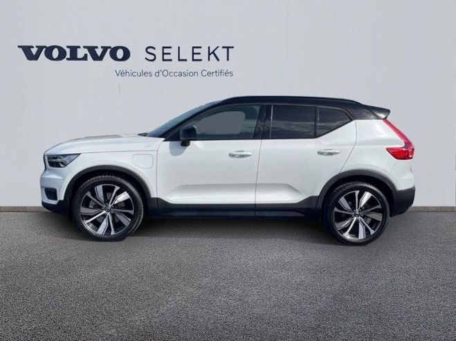 Volvo XC40 T5 Recharge 180   82ch R-Design DCT 7 Blanc Cristal de 2022