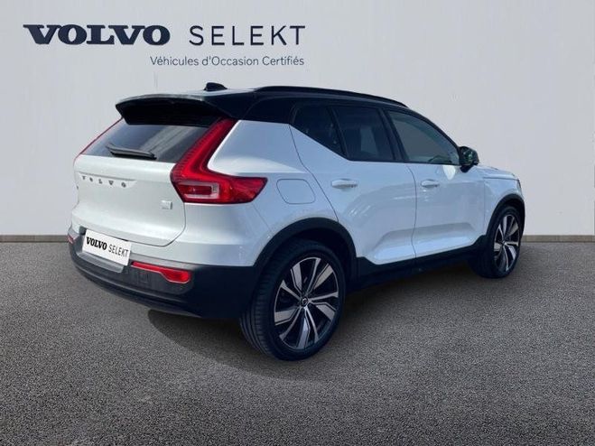 Volvo XC40 T5 Recharge 180   82ch R-Design DCT 7 Blanc Cristal de 2022