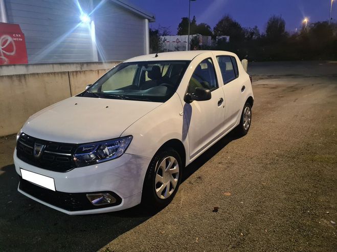 Dacia Sandero 1.0 sce 75 CV 4 CV 7490 Blanc de 2020