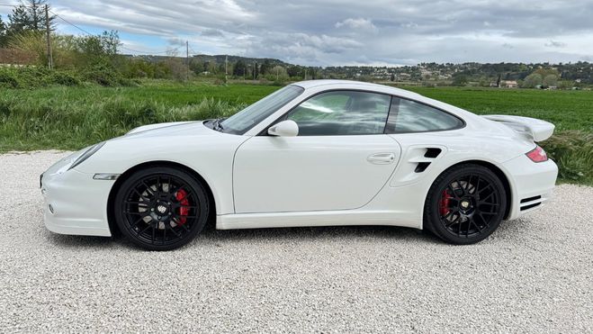 Porsche 911 997-1 3.6 TURBO 550 TECHART BV6 Blanc Carrara de 2007