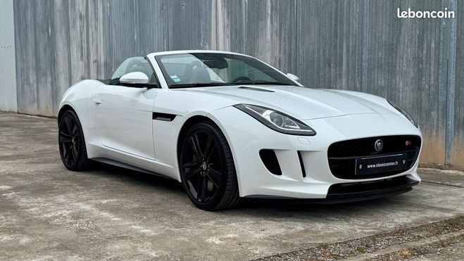 Jaguar F-Type S Cabriolet V8 5l 495 cv Blanc de 2013