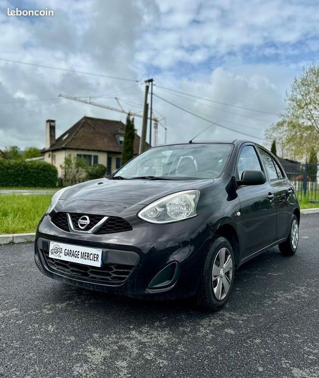 Nissan Micra IV Ph.2 1.2i 80ch Noir de 2016