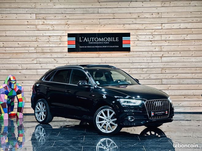 Audi Q3 2.0 tdi 140 s line quattro to- jantes 20 Noir de 2014