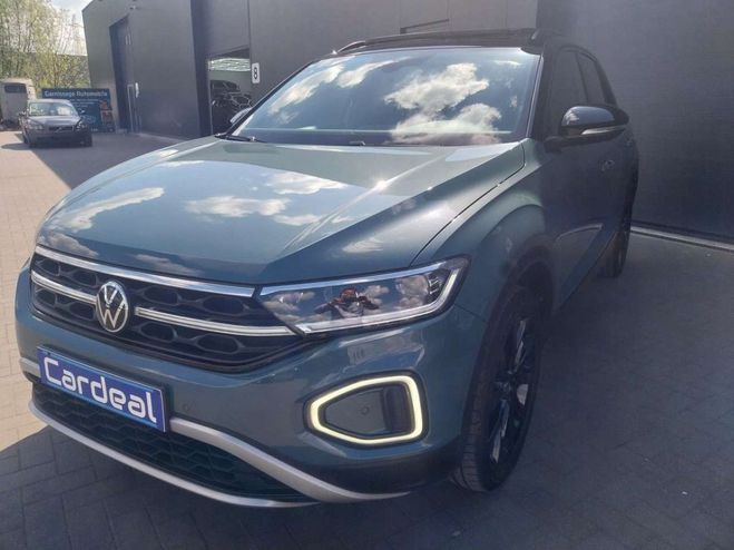 Volkswagen T Roc 1.5 TSI Style -CARPLAY-TOIT. OUVRANT-GAR Vert Métallisé de 