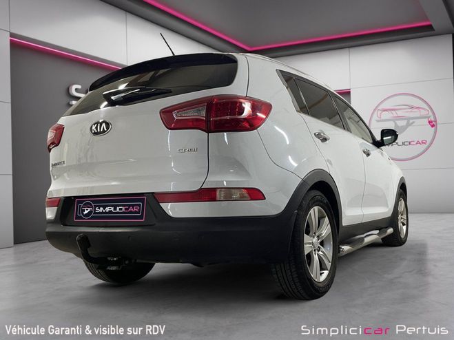 Kia Sportage 2.0 CRDi 136 4WD Active // attelage remo Blanc de 2013
