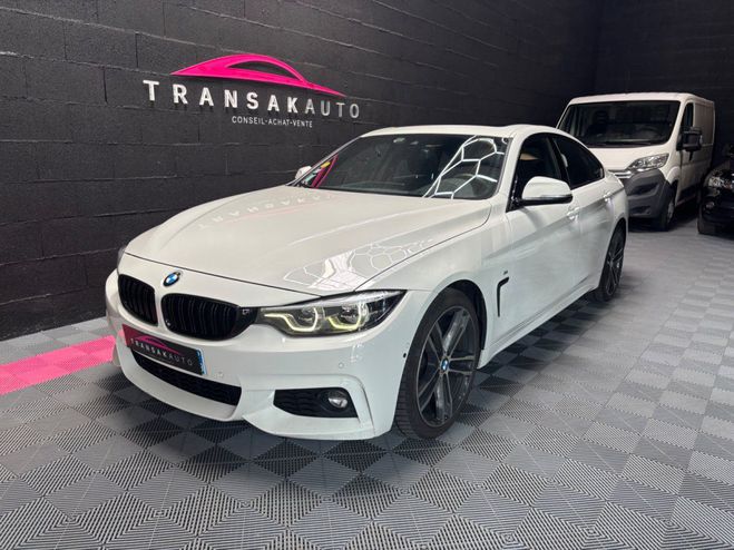 BMW Serie 4 Gran Coupe F36 LCI 420d xDrive 190 ch BV Blanc de 2017