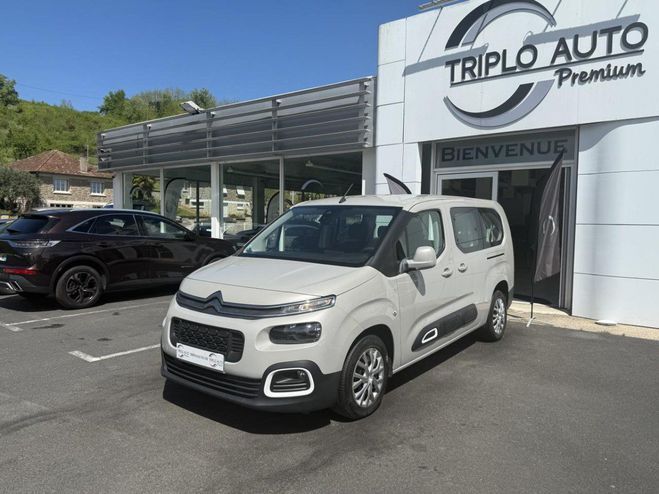 Citroen Berlingo 1.5 BlueHDi - 100 7pl XL Live + Radar AR BEIGE CLAIR de 2019