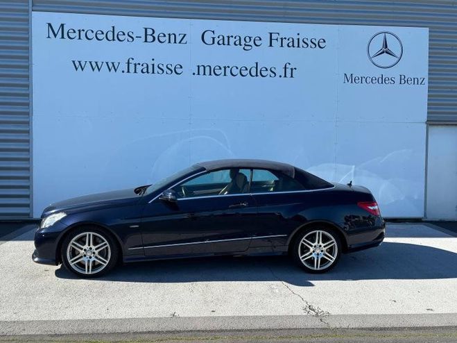 Mercedes Classe E Cabriolet 500 BE Executive BA Bleu de 2011