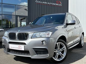 Voir détails -BMW X3 XDRIVE 20d SPORT DESIGN 184ch (F25) BVM6 à Pleumeleuc (35)