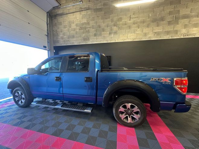 Ford F150 V8 5.0 SUPER CREW STX - FLEX FUEL - SUIV Bleu de 2014