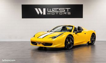  Voir détails -Ferrari 458 Spider 4.5 V8 570 ? Immat France Carbone à Mougins (06)