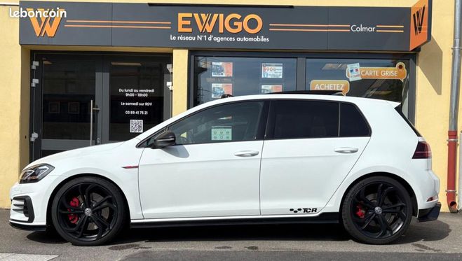 Volkswagen Golf GTI TCR 2.0 TSi DSG7 CAMERA DE RECUL GAR Blanc de 2019