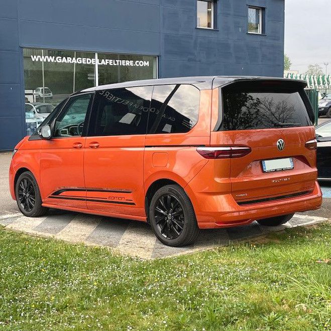 Volkswagen Multivan T7 LIMTED EDITION 218 HYBRIDE ORANGE ET NOIR de 2023