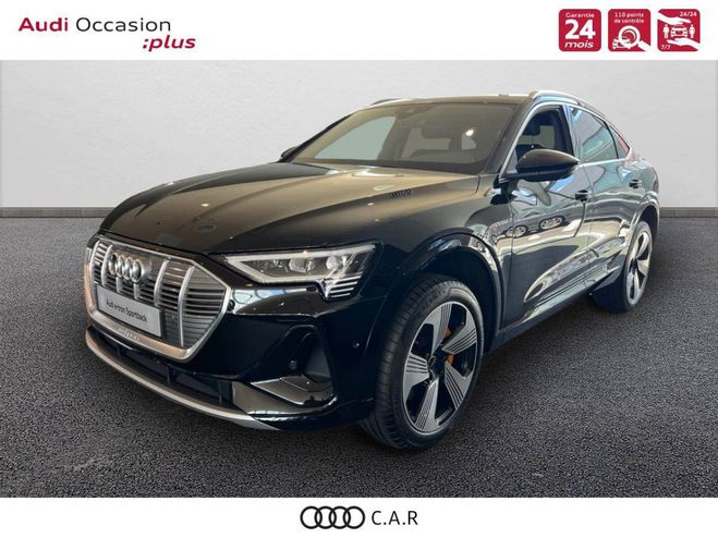 Cliquer pour voir la photo suivante Audi e-tron SPORTBACK 55 quattro 408 ch S line Noir de 2022