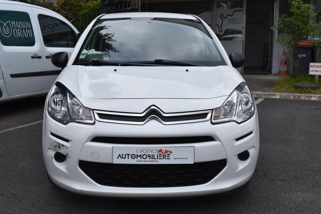 Citroen C3 II ATRACTION 1.0 VTi 68 cv Eligible GARA Blanc de 2015