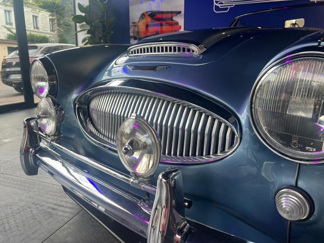 Austin healey 3000 BJ7 BJ7/ ROUES RAYONS CHROMEES/ OVERDRIV Bleu de 1964