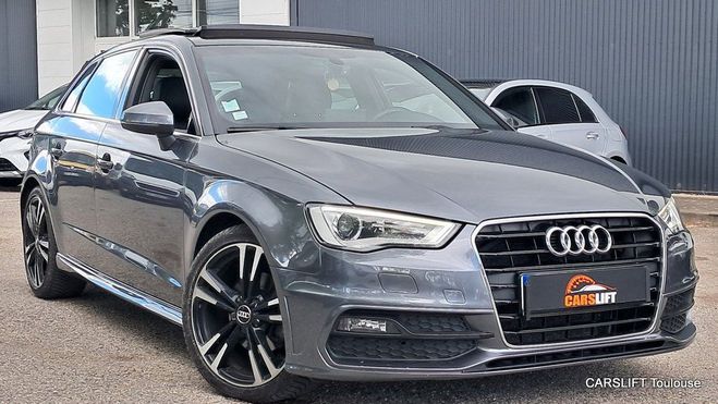 Audi A3 Sportback - 1.6 TDI 110 CV SLINE TOIT OU Gris Mtallis de 2016