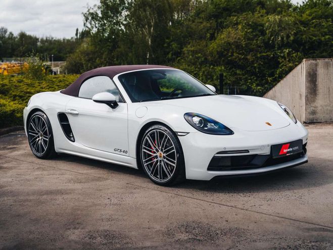 Porsche 718 Boxster GTS PDK Chrono Sport Design Blanc Mtallis de 