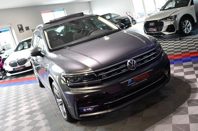 Volkswagen Tiguan R-Line Carat 2.0 TDI 150 DSG 4Motion GPS Gris de 2019