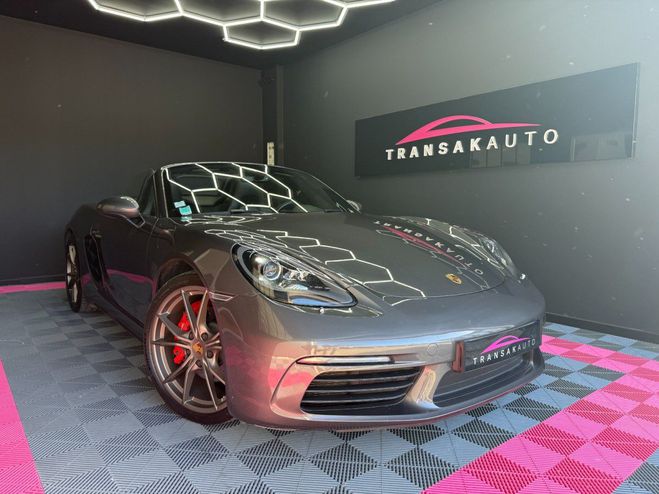 Porsche 718 BOXSTER 2.5i S 350 PDK / CARNET COMPLET  Blanc de 2016