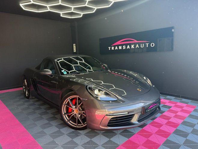 Porsche 718 BOXSTER 2.5i S 350 PDK / CARNET COMPLET  Blanc de 2016
