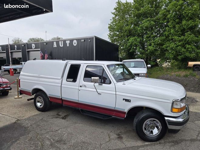 Ford F150 F 5.8 V8 Extended cab pick up 6 PLACES Blanc de 1995