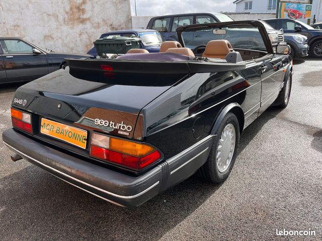 Saab 900 cabriolet turbo 16 175 cv classic Noir de 1991