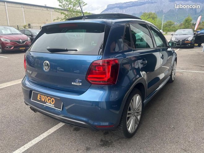 Volkswagen Polo GT 1.4L TSI 150CH BLUEMOTION DSG7 TOIT O Bleu de 2015