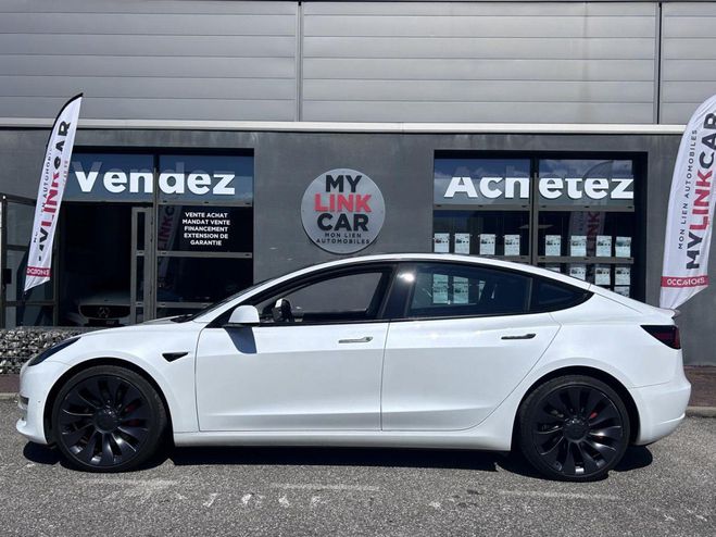 Tesla Model 3 Performance PUP Upgrade AWD MY22 Blanc nacr de 2022