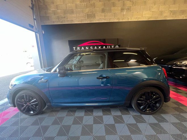 Mini Cooper 136ch DKG7 John Works 3 portes Bleu Island Blue Mtallis de 2022