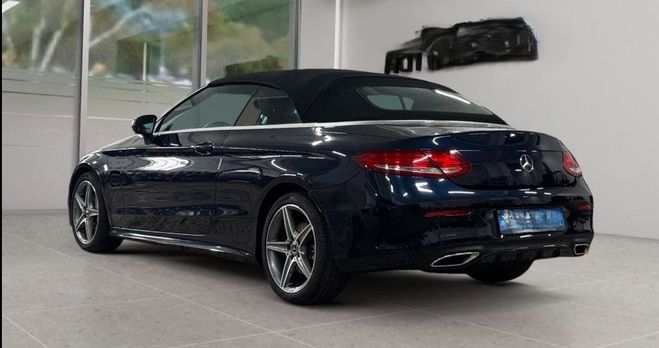 Mercedes Classe C 220 D 170 AMG-LINE boite manuelle * GARA bleu mtal de 2018